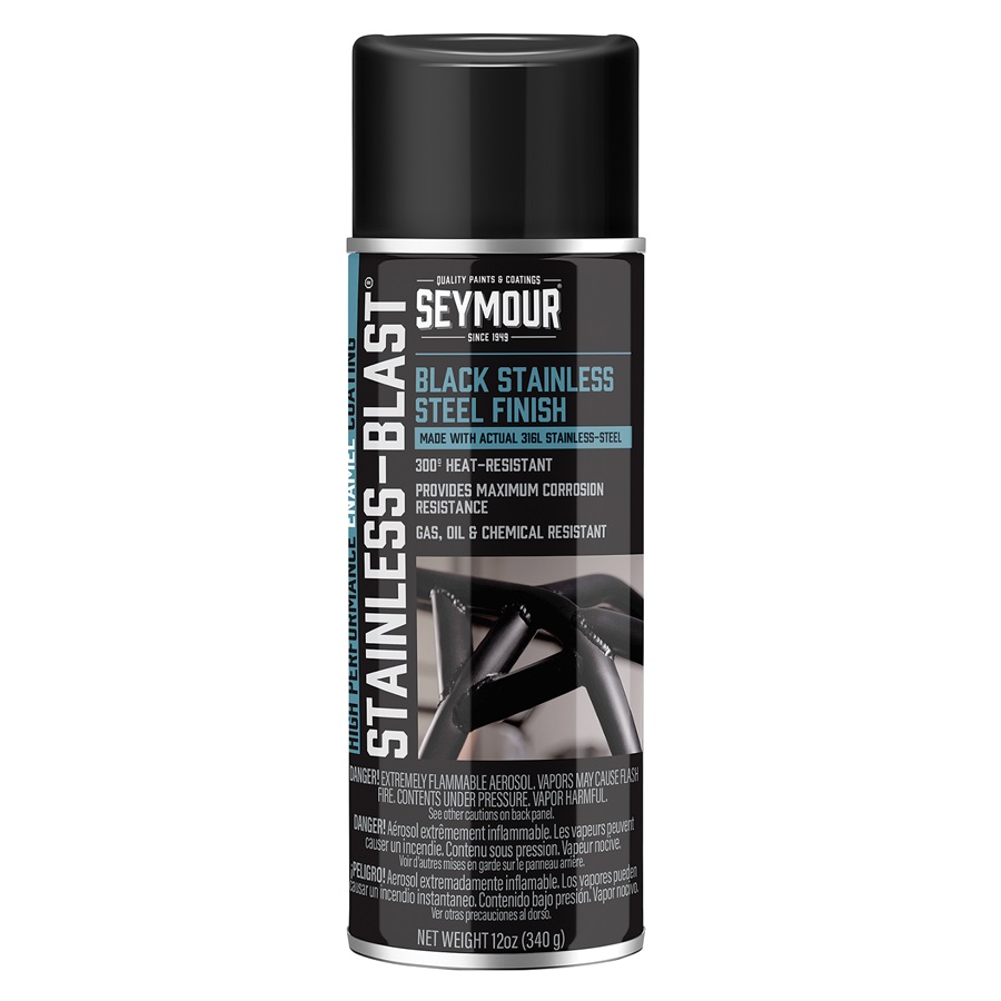 SEYMOUR® Black Stainless Steel Finish, 12 oz